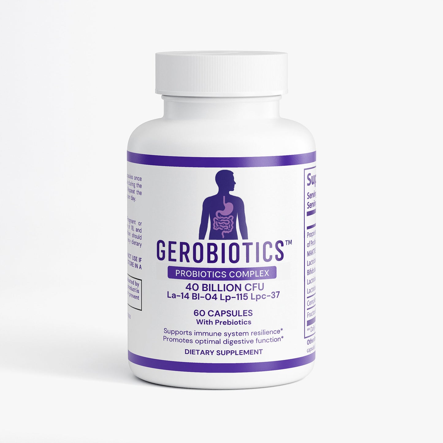 Gerobiotics™ Probiotics Complex with Prebiotics